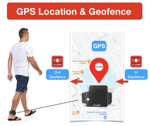 Osmile Ank1000 Ankle Gps Tracker For Prisoner, Psychopathy, Dementia, Alzheimer's Diseases, With Portable Charger #TOP4