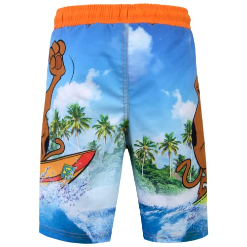 Scooby-Doo Swim Shorts For Boys, Kids Swimwear, Boys Board Shorts (Surf Blue, Size 5/6) #TOP1