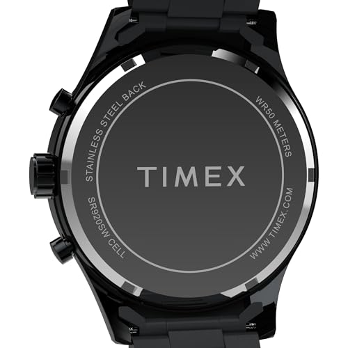 Image of TIMEX Trend Black Round Dial Analog Men's Watch - TW2Y01600UJ