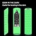 CaseBot Silicone Case for Amazon Insignia Smart HD Fire TV Voice Remote (2019) - Honey Comb Series [Anti Slip] Shockproof Cover Compatible with Element Smart Fire TV Voice Remote, Green-Glow