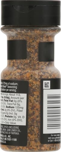 Image of McCormick Grill Mates 25% Less Sodium Montreal Steak Seasoning, 3.18 oz (Pack of 2)
