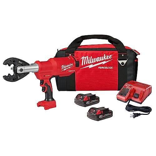 Milwaukee 2977-22BG M18 Force Logic 6T Pistol Utility Crimper w/BG-D3 Jaw -  MILWAUKEE TOOL