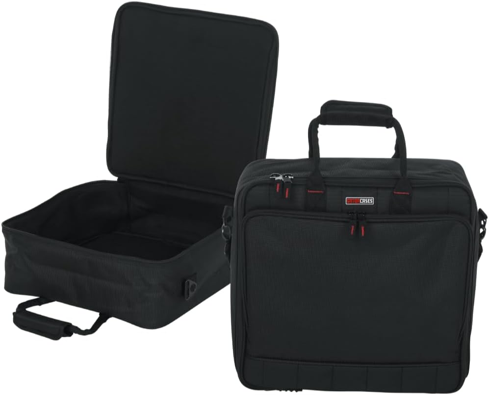 Gator Cases Padded Nylon Mixer/Gear Carry Bag with Removable Strap, 15.5" x 15" x 5.5" (G-MIXERBAG-1515)