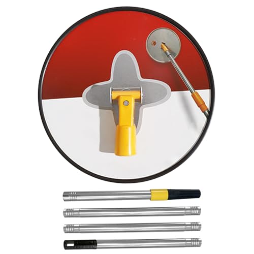 Wall Sander Kit Handheld Round Pole Sander with 5 Sandpaper 360 Degree Rotation, Adjustable Length Polishing Sanding Tool for Walls and Ceilings, Pole Radial