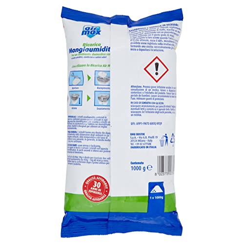 Airmax Ricarica Sali 1Kg, Lavanda, ‎14 x 4 x 25