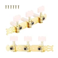 ◆High Quality Materials: Guitar Machine Heads are made of high quality metal and acrylic materials, which are strong, durable and resistant to wear. High quality materials not only provide safety, but also increase the duration of Guitar String Tunin...
