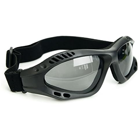 binboll UV Protective Outdoor Glasses Military Sunglasses Outdoor Tactical Goggles (Black) Cover