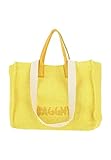 bagghy borse  Bagghy Borsa A Mano Tote Con Logo In Pelle E Tracolle A Nastro B3GW0710 Giallo