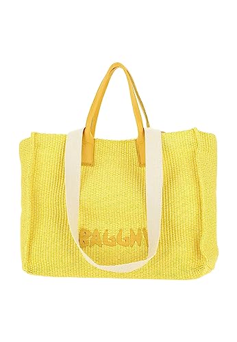  Bagghy Borsa A Mano Tote Con Logo In Pelle E Tracolle A Nastro B3GW0710 Giallo
