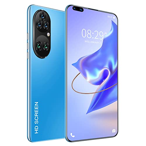 HAWDK 4g Unlocked Smartphone Android, 7,8 Pouces Plein écran, 2 Go + 16 Go, 3000mah Lithium-ION, Détection des Visages D'empreintes Digitales(Color:Bleu) Cover