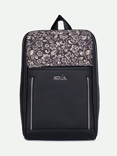 Image of ZOUK Olina Daypack for Women - Convertible Backpack with Laptop & iPad Compartments | Stylish Handcrafted Office & Travel Bag with Water-Resistant Lining & Dual Straps |