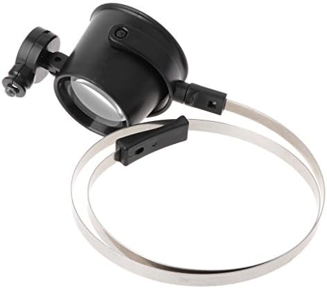 LANDUM Watch Repair Tools, Practical 10X Hands Free Eye Loupe Jewelry Watch Repair Magnifier Headband