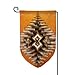 Native American Bead Cross Ethnic Durable Polyester Yard Garden Decorative Flag, Weather-Resistant Double-Stitched 12
