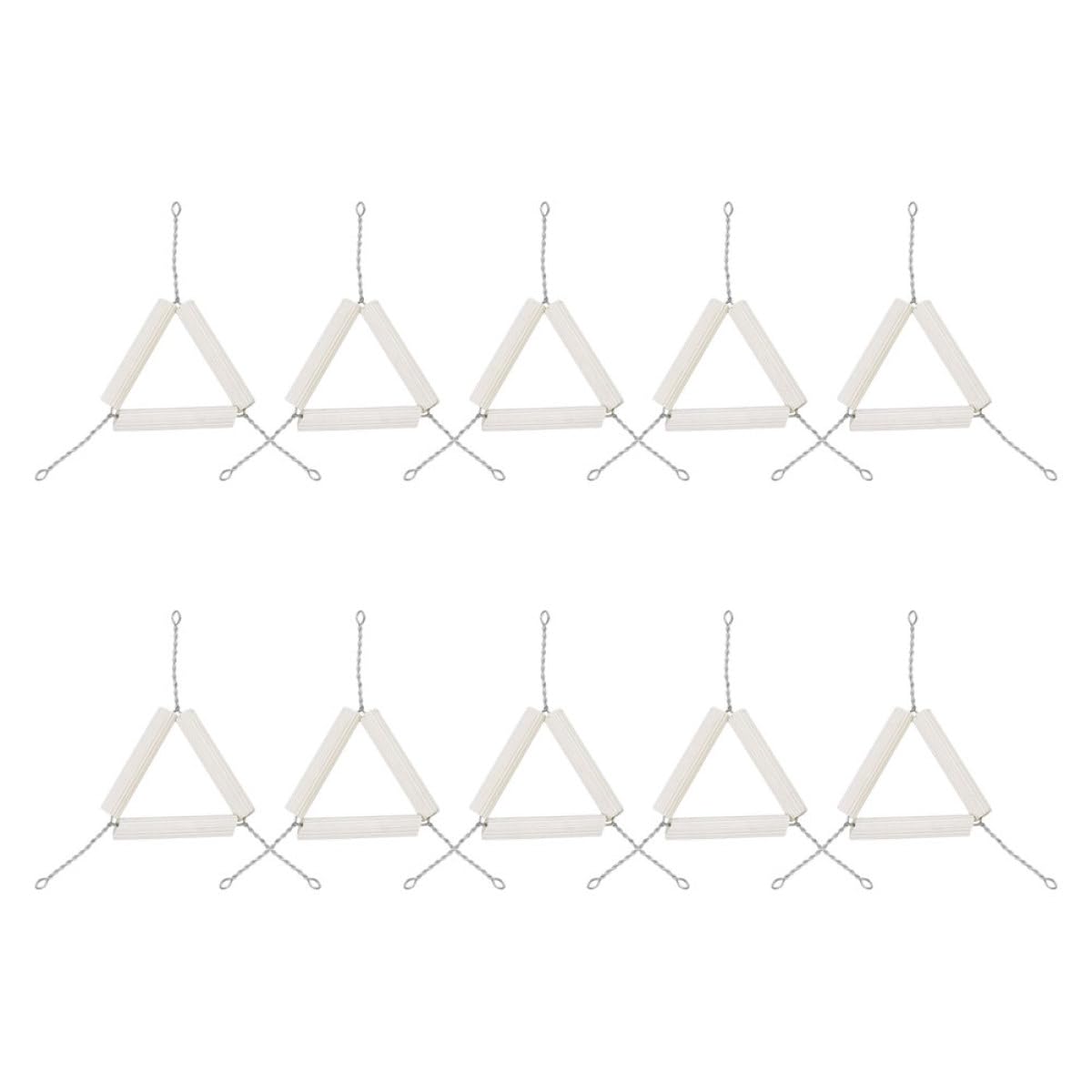 Cabilock 10pcs Crucible Holders for Chemistry Experiments Teaching Instruments for High School and Middle School Lab Use Stable Support for Heating Applications