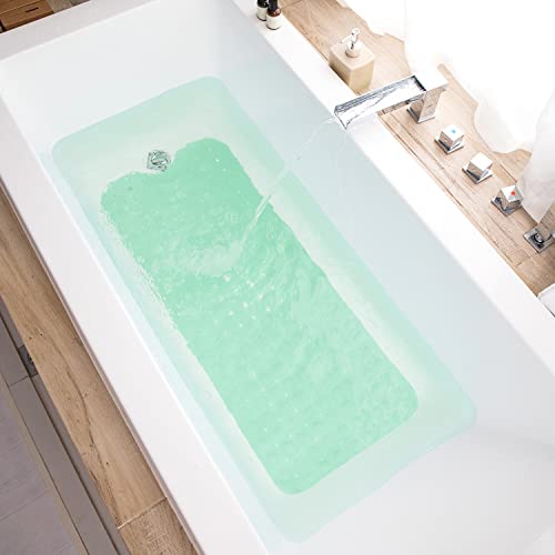 Alfombra de baño antideslizante extra larga TEESHLY que elimina el agua estancada 7
