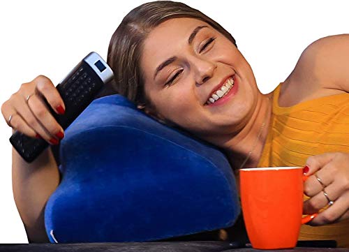 Netpill - Almohada cervical para casa y oficina en casa I Innovadora almohada de apoyo para ver la televisión I Almohada ergonómica contra la tensión