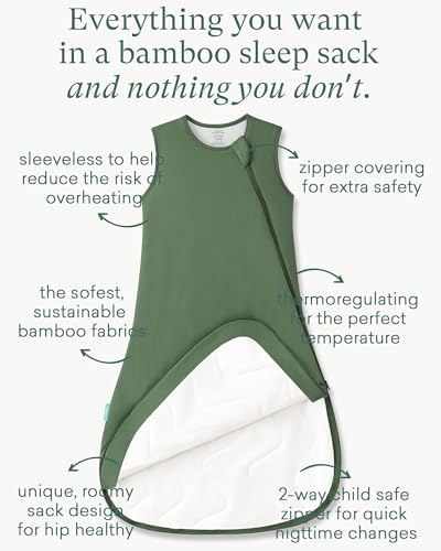 Image of PurComfy Extra-Long Toddler Sleep Sack, Premium Bamboo Viscose Warm Sleeping Bag Supersoft 1.0 TOG Wearable Blanket 3T-4T-5T