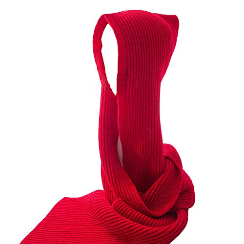 Vpang Women's Knitted Earflap Hooded Scarf Headscarf Neckwarmer Hoodie Hat4