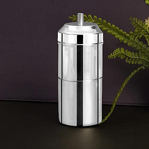 Image of Spillbox Traditional Stainless Steel Filter Coffee Maker, South Indian Drip Sytle Decoction Liquid Maker, Coffee Filter Vessel, Utensil- Steel Coffee Fliter (Medium)