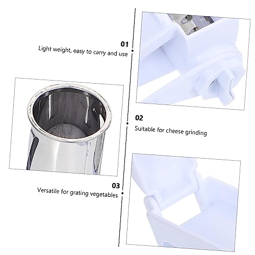 Rallador manual para queso acero inoxidable con mango ergonómico miniatura 5