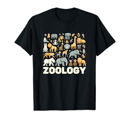 Wildlife Conservation And Zoology Supporters Gift - Zoology Wildlife Collection Animal Lovers T-Shirt