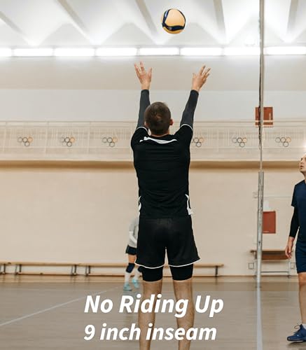 Comfneat Men's 9" Long Boxer Briefs Sports Performance Breathable Underwear 4-Pack2