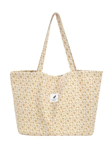 Bolso Tote Grande de Pana Mujer TeeYee miniatura 1