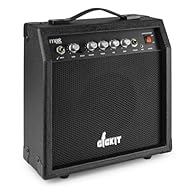 Experience high-quality sound with this 40W practice guitar amp, offering versatile tones perfect for budding musicians practising at home or learners experimenting across musical genres. Fine-tune your guitar's sound using the dedicated bass, middle...