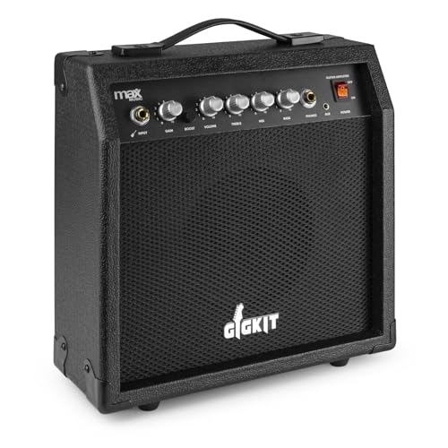 MAX GIGKit 40W Practice Guitar Amp Versatile Beginner Amplifier with Built-in Effects Compact Design for Home & Studio AUX Input Headphone Port Black