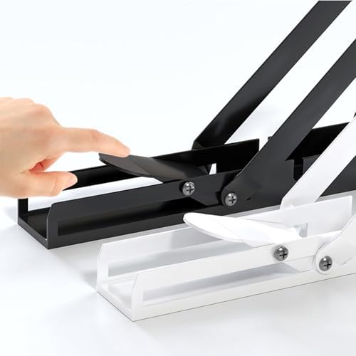 Foldable Wall-Mounted Wooden Table with Rounded Corners, Space-Saving Dining, Office, or Kids Table (A, 60x40cm/24x16in) - Versatile Folding Table for PTFCll Spaces