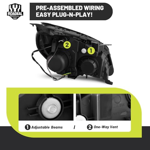 Image of Headlights for 2010-2015 Chevy Equinox LS /LT Model