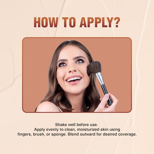 Image of Maliao High Coverage Waterproof Base Foundation | Long-Lasting Full Coverage | Flawless All-Day Glam | Matte Finish | Sweat & Oil Resistant | Lightweight & Breathable Formula | Soft Ivory, 40ml