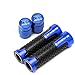 Manopole moto Accessori Moto Per Suzuki GSXR 600 750 1000 1300 GSX-R K1 K2 K3 K4 K5 K6 K7 K8 K9 Coprivalvole Per Pneumatici E Manopole Per Manubrio Motociclo Manopole (Colore : Blu)