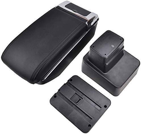 Miniatura 5 de XUKEY Reposabrazos de coche de doble capa para Mazda CX-3 2015-2018 para Toyota Yaris iA Sedan 2017-2018 Caja de almacenamiento de reposabrazos de
