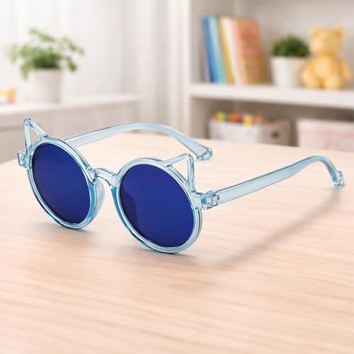 Image of SYGA Kids Goggles, Modern Stylish Eyewears for Boy's and Girls, Triangle Corner Style, Suitable for Age 3-8 Years