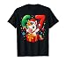 Christmas Unicorn 67 Funny 6 7 Meme Girls Kids Xmas 6-7 Cute T-Shirt