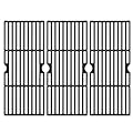 CANDANA Grill Grates for Charbroil Advantage 463344116 463250509 463340516 463343015 463240015, Cast Iron Cooking Grate for for Char-Broil Gas2Coal 463370516 G467-0002-W1, 3Pack