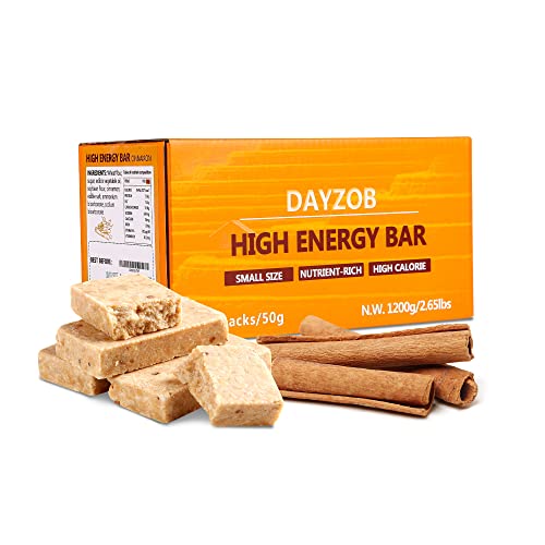 DAYZOB Food Rations, Emergency Food Rations, Cinnamon Flavor Rations Emergency 5800 Calories Survival Rations for Disaster Kits 1200g