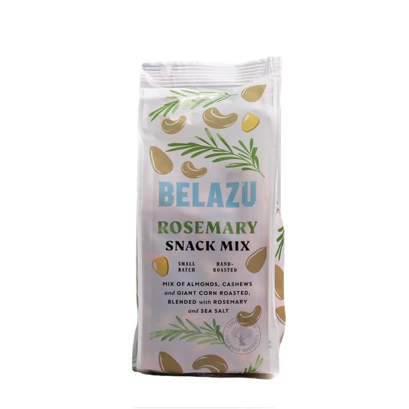 Belazu Rosemary Nut Snack Mix 120g (Pack of 6)
