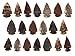 Amazing Gemstone 20 Pieces Fancy Jasper Arrowhead Bulk, Crystal and Healing Stone Flint Rock Arrow Head - 1 to 1.5 Arrowheads for DIY Project Craft Point Jewelry Making