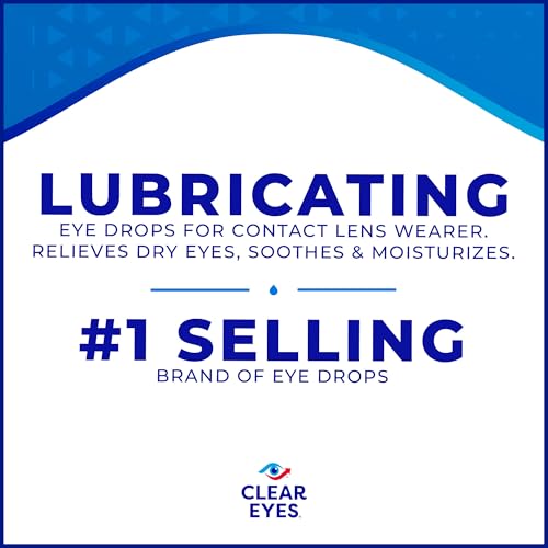 Clear Eyes Contact Lens Relief Eye Drops, 0.5 Fl Oz - Image 3