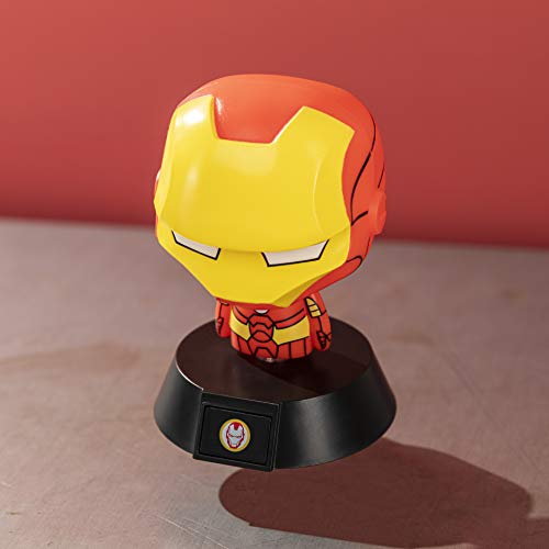 Iron Man Icona Luminosa da Collezione | Ideale per camere da Letto dei Bambini, Ufficio e casa | Pop Culture Gaming Merchandise, Multicolore - Gadget - Immagine 1