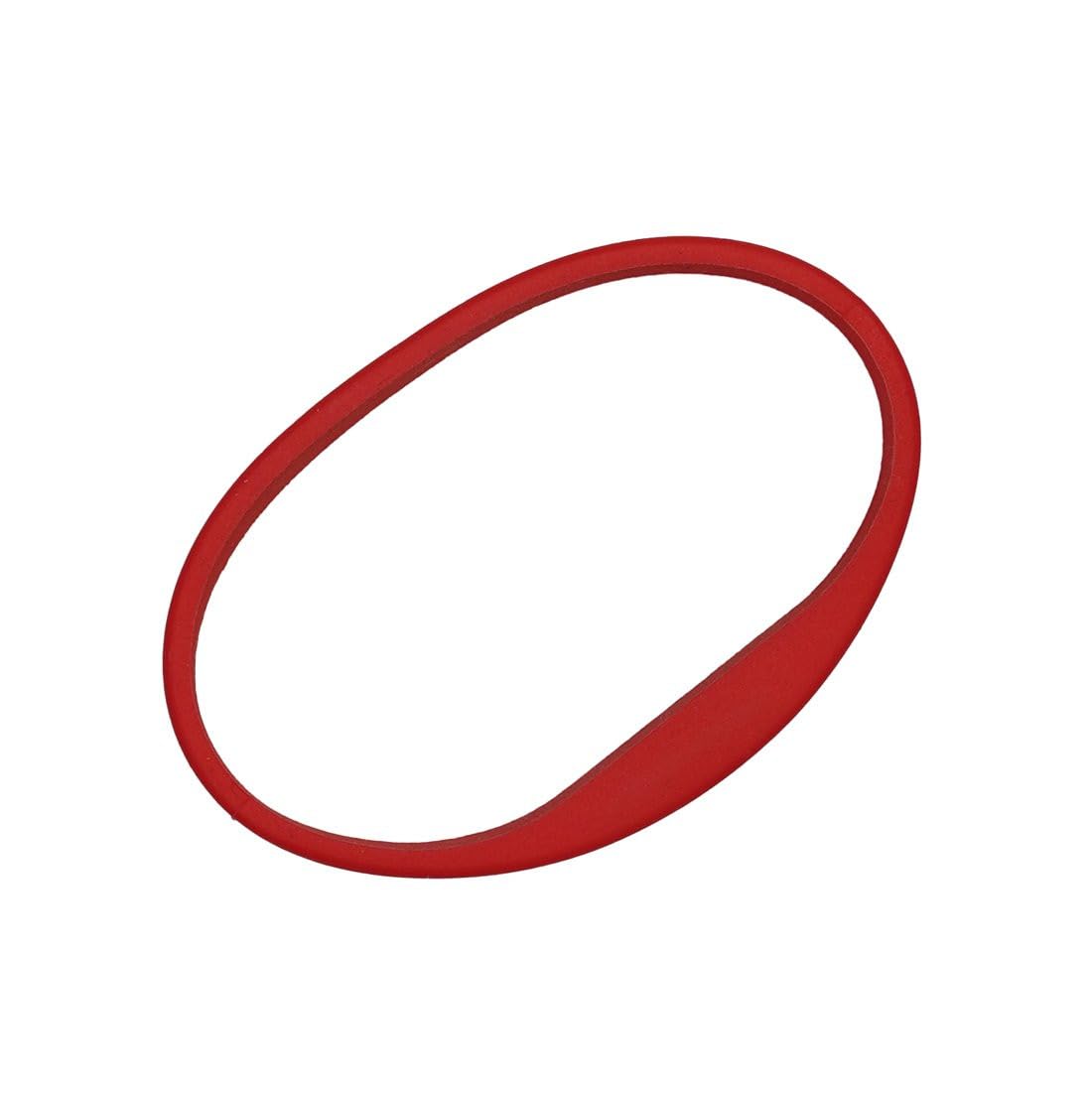 SALTO Transponder Silikon-Armband DesFire RFID | kontaktloses Schließmedium | Sicher und kopiergeschützt für hohe Sicherheit | digitaler Schlüssel ohne Batterie | NFC-kompatibel | Rot - M