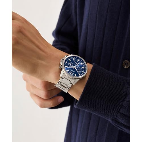Image of GUESS Walker Analog Watch for Men with Round Dial & Water Resistant Man's Wrist Watches