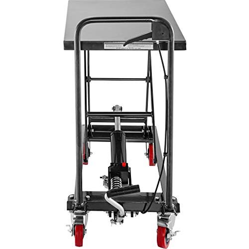 image for BestEquip Hydraulic Scissor 500LBS Capacity, Cart Lift Table Cart 28.5