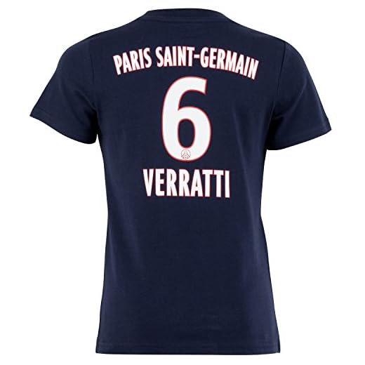 PSG T-Shirt Marco VERRATTI - Collection Officielle Paris Saint Germain - Taille Adulte Homme XL