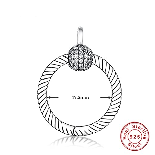 Collier chaîne avec pendentif petit pavé o pour femmes - 2