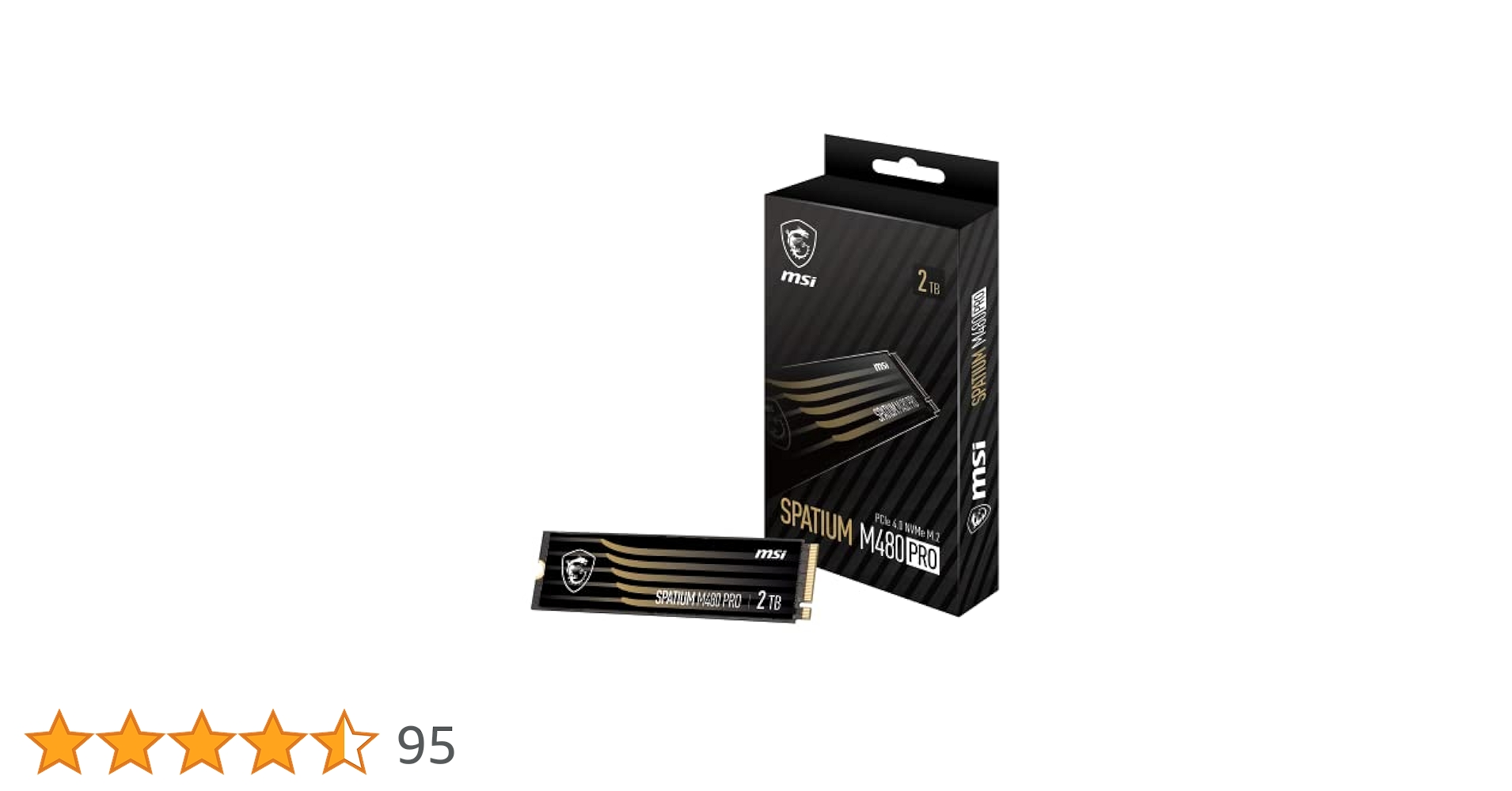 MSI SPATIUM M461 2TB NVMe 使用7時間 通電48回 美品 MSI SPATIUM M461 2TB NVMe 使用7時間 通電48回 美品 - メルカリ