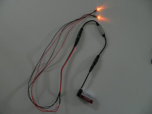 Halloween Prop 24" Led Eyes with Effects controlller for Masks, Skull and Props (Orange)