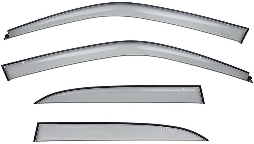 WellVisors Window Visors Wind Deflectors Compatible with Toyota Camry Sedan 1992-1996 Premium Series Rain Guards 3-847TY006